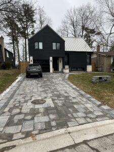 interlock driveway build